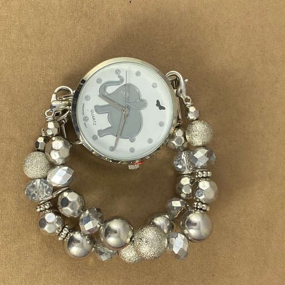 Child's Watch Elephants Always Remember Silver - Picture 3 of 5